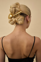 Hammered Bar Barrette  GEMMACHIC