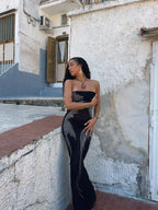 KATHIE MAXI DRESS BLACK  Gemma Chic