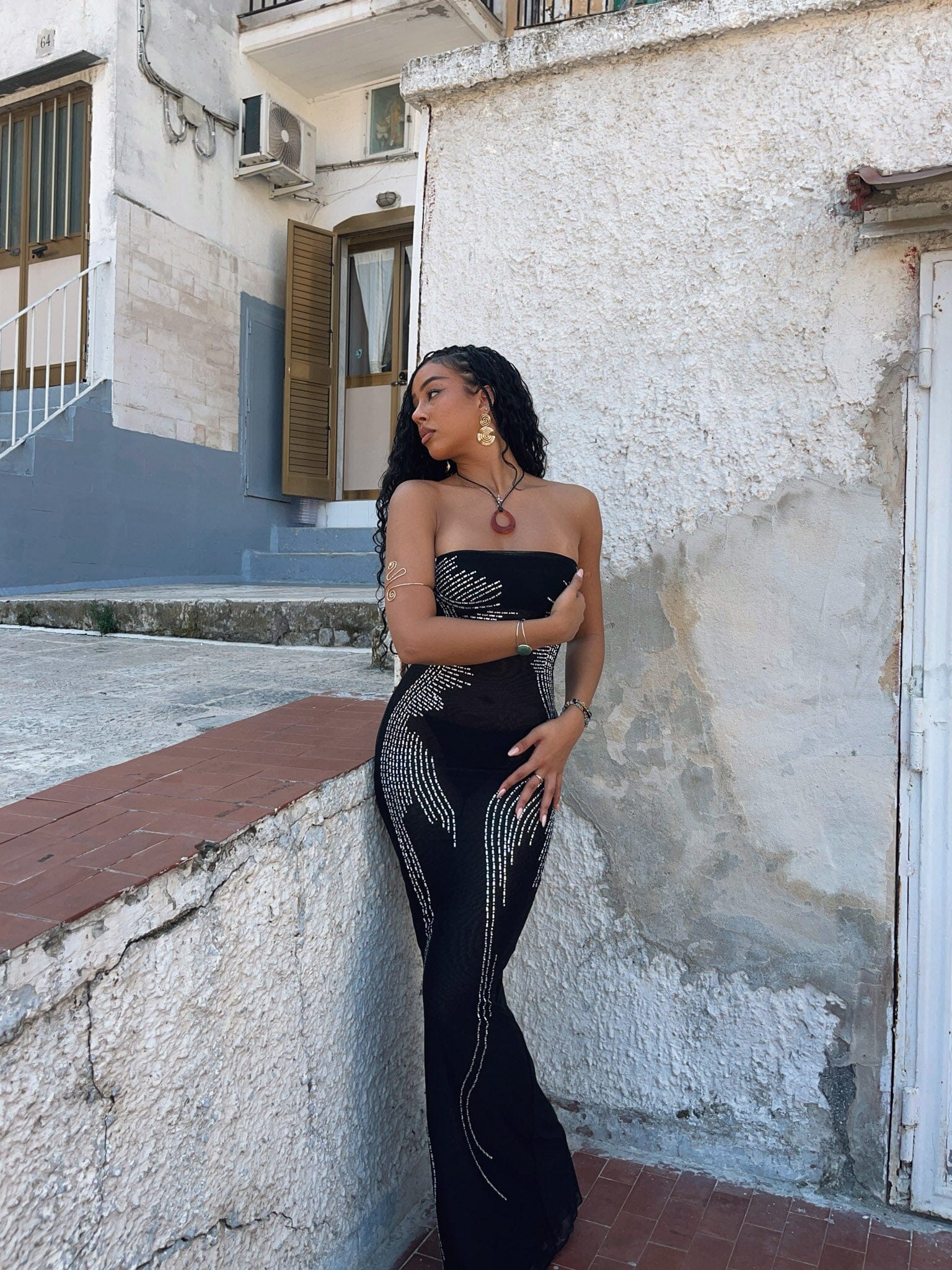KATHIE MAXI DRESS BLACK  Gemma Chic
