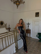 KATHIE MAXI DRESS BLACK  Gemma Chic