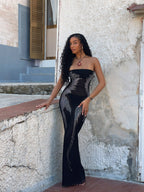 KATHIE MAXI DRESS BLACK  Gemma Chic
