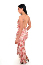 Angelina Floral Midi Dress  GEMMACHIC