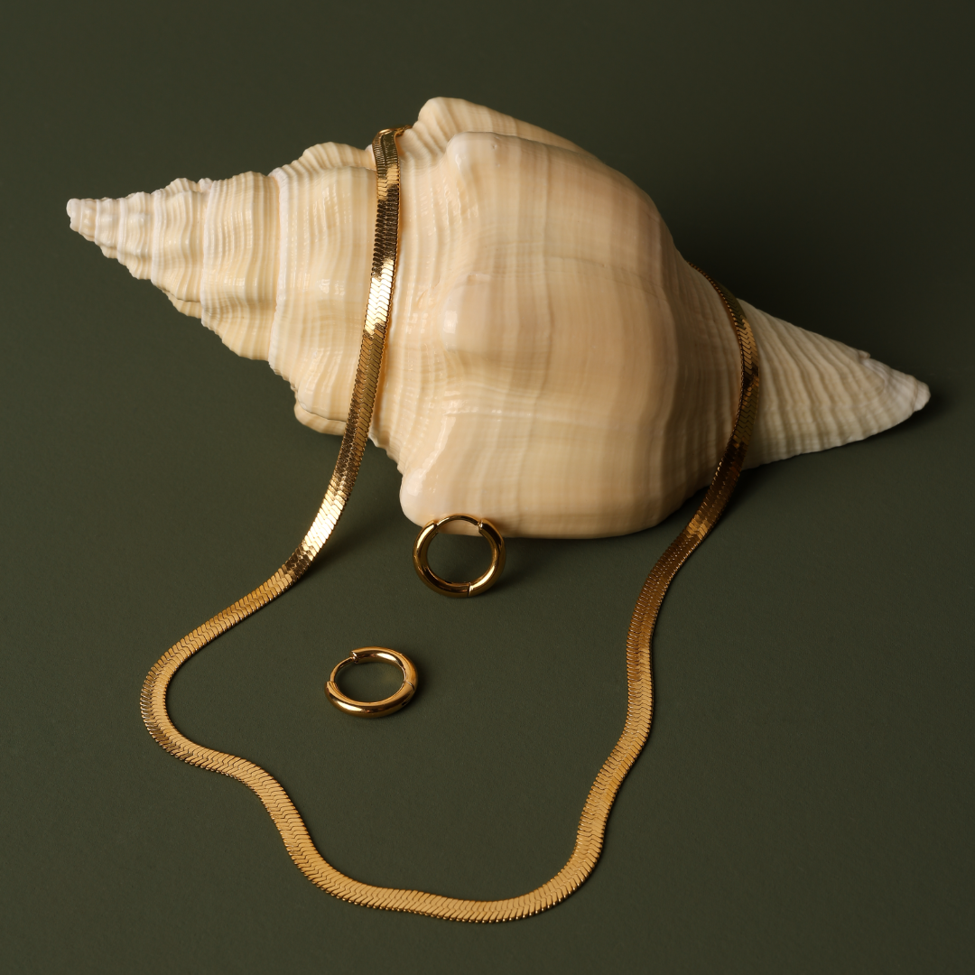 "Kauai" Herringbone Choker  GEMMACHIC