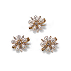 Annie Pearl and Crystal Clip Set of 3  GEMMACHIC
