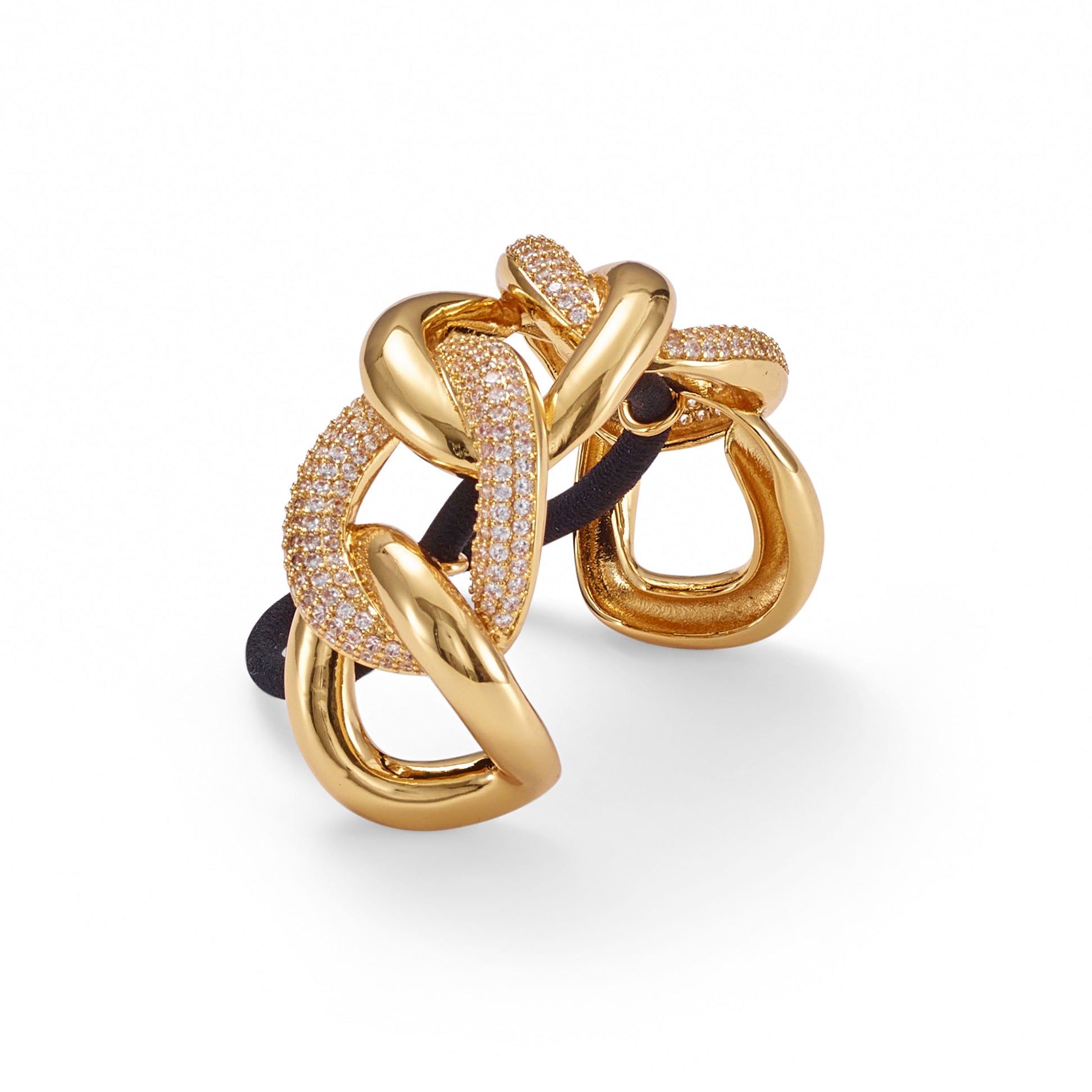 Elena Pave Chain Pony Cuff  GEMMACHIC