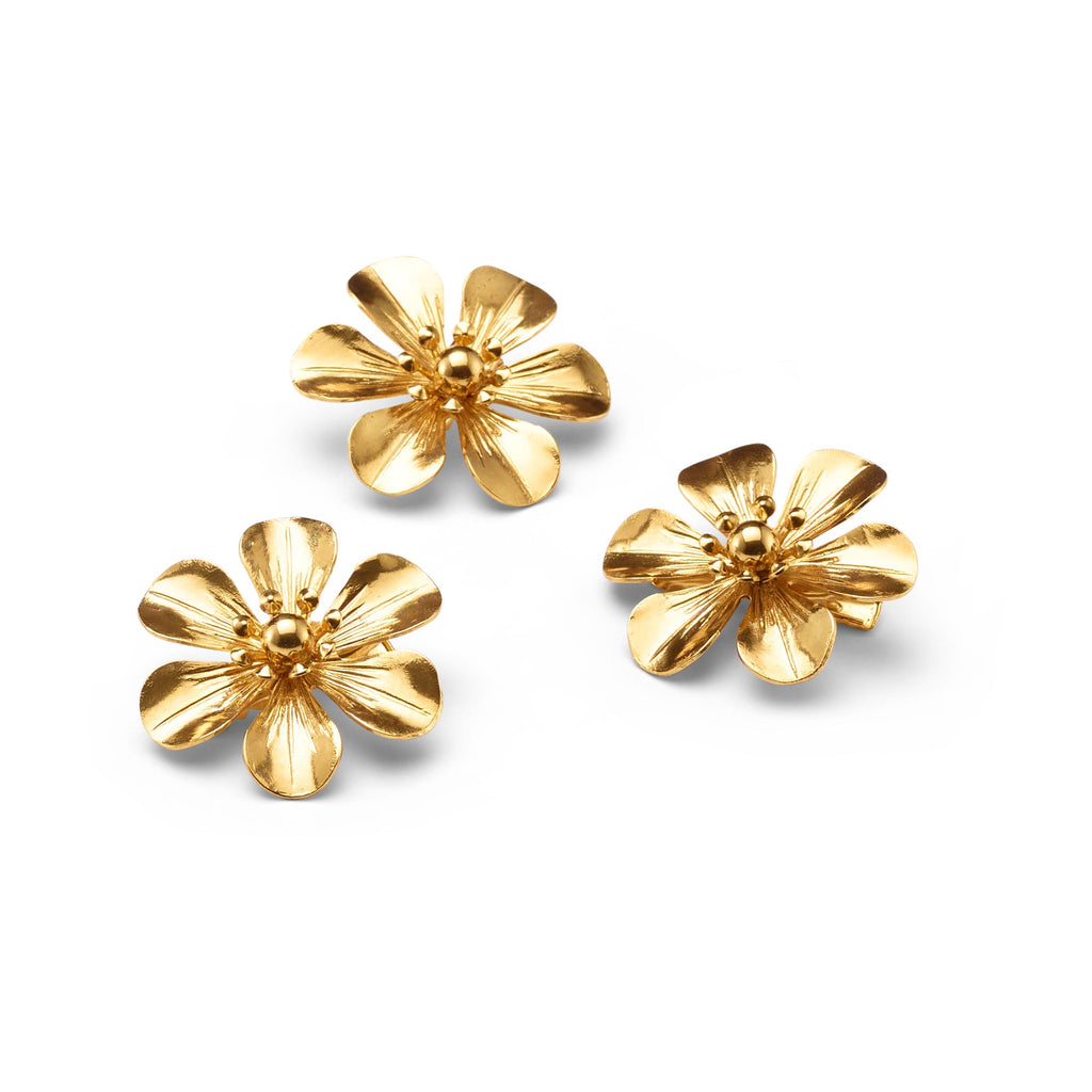 Floral Clip Set of 3  GEMMACHIC