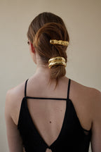 Hammered Bar Barrette  GEMMACHIC