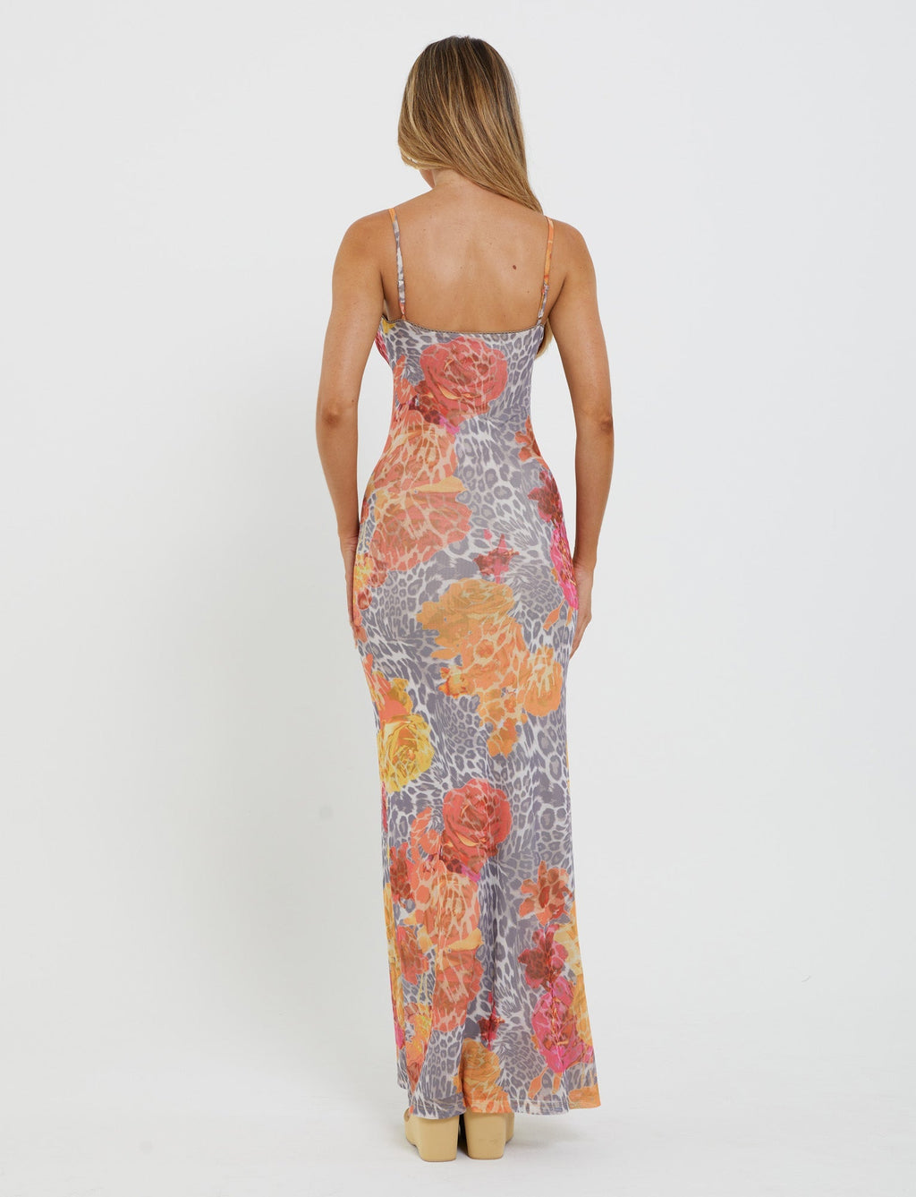 JULIANNA DRESS - MULTI : LEOPARD : ORANGE LEOPARD  GEMMACHIC