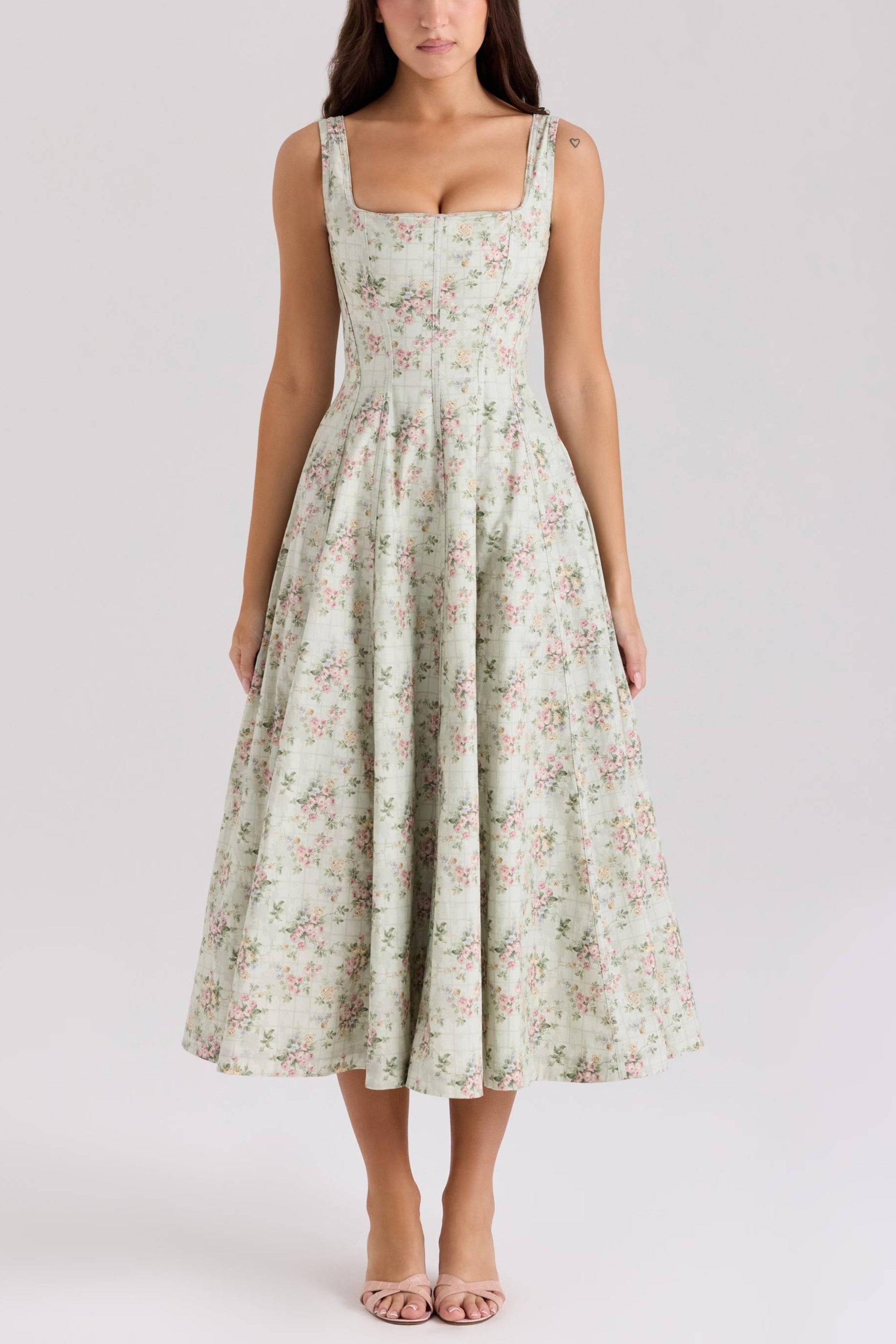 MARIABELLA-Sage-Floral-Print-Cotton-Midi-Dress_3