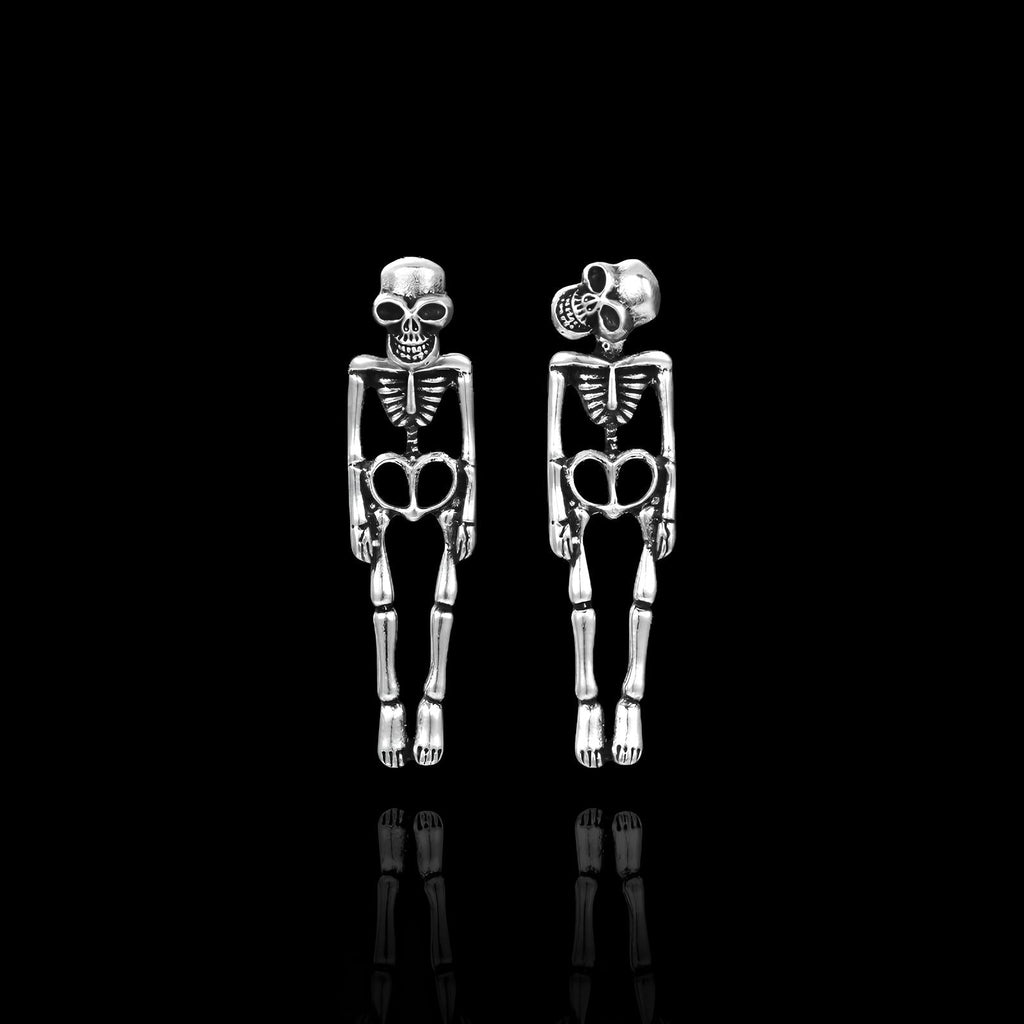 Hanging Skeleton Earrings  GEMMACHIC