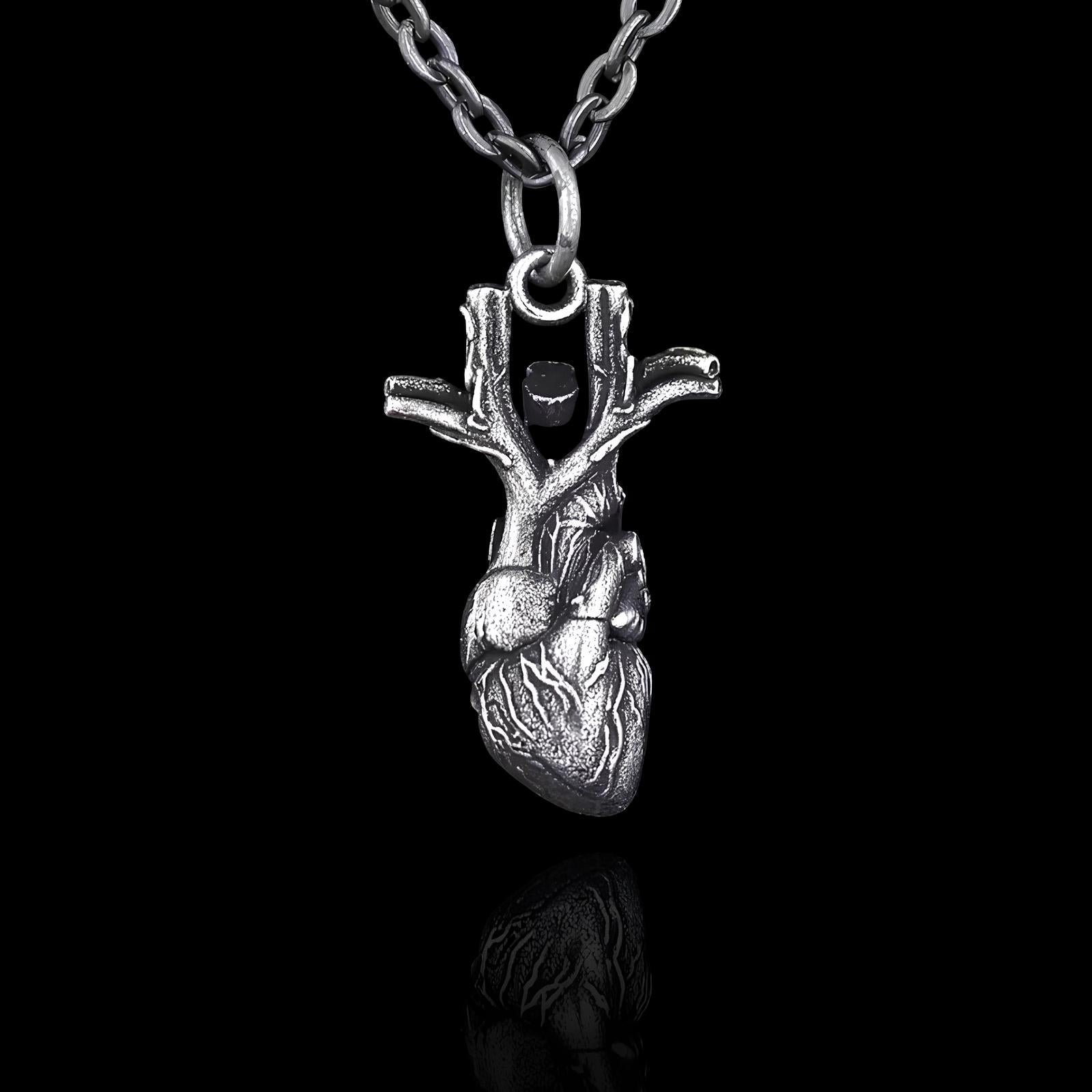 Anatomical Heart Necklace  GEMMACHIC