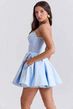 MINIMOISELLE Cinderella Blue Tulle Mini Dress  GEMMACHIC