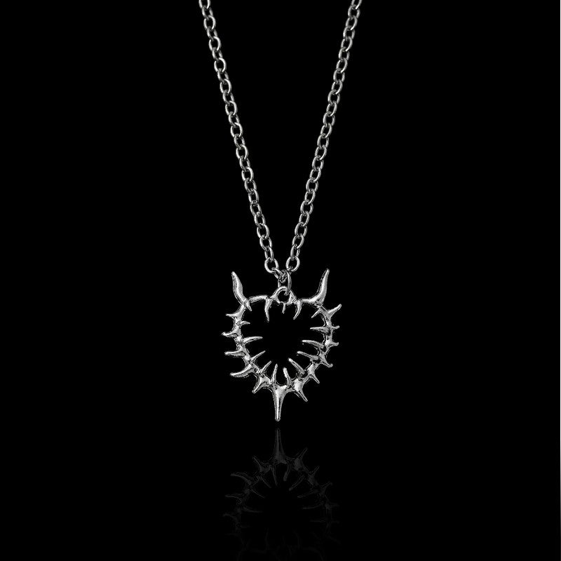 Corrupted Heart Necklace  GEMMACHIC