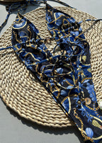 Aurelia - Deep Plunge One-Piece Swimsuit  GEMMACHIC