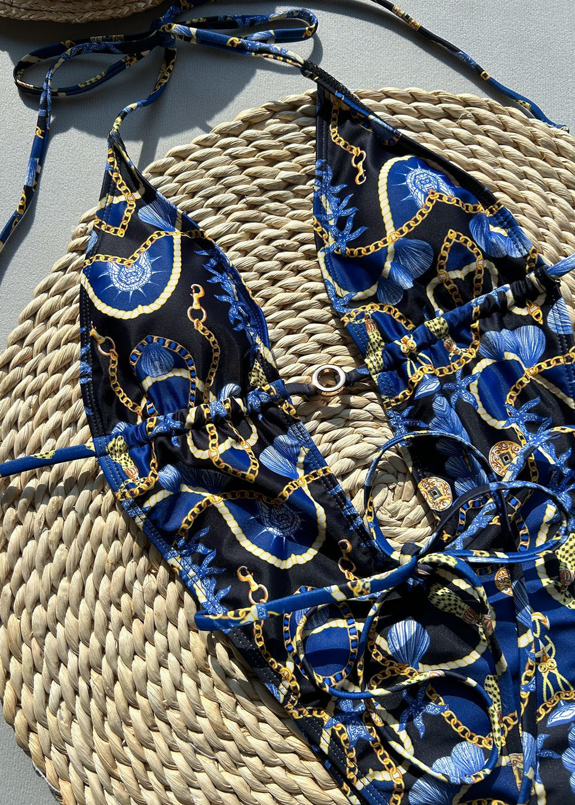 Aurelia - Deep Plunge One-Piece Swimsuit  GEMMACHIC