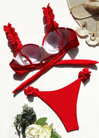 Ruffle Charm One-Piece Swimsuit  GEMMACHIC