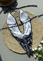 Aurelia - Deep Plunge One-Piece Swimsuit  GEMMACHIC