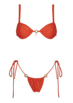 Sunlit Radiance - Strappy One-Piece Swimsuit  GEMMACHIC