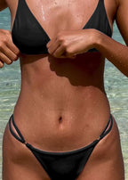 Eclipse Curve - Minimalist Cutout Bikini Set  GEMMACHIC
