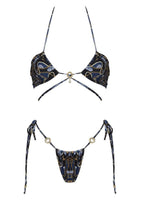 Riviera Luxe - Chain Detail One-Piece Swimsuit  GEMMACHIC