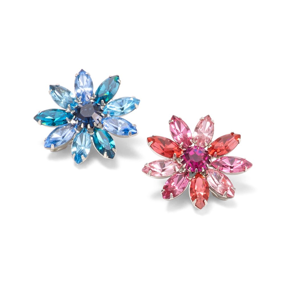 Zuri Crystal Flower Clip  GEMMACHIC