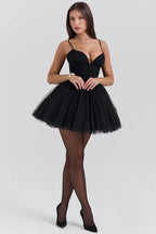 PRINCESS French Rose Tulle Mini Dress - Sale  Gemma Chic
