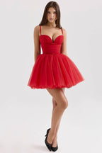 PRINCESS French Rose Tulle Mini Dress - Sale  Gemma Chic