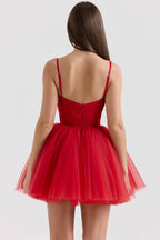 PRINCESS French Rose Tulle Mini Dress - Sale  Gemma Chic