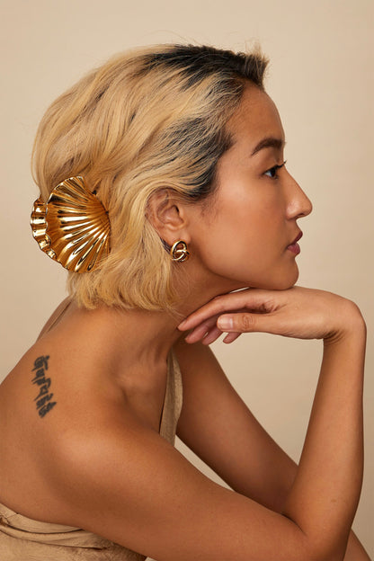 Glossy Shell Claw Clip-Claw Clip