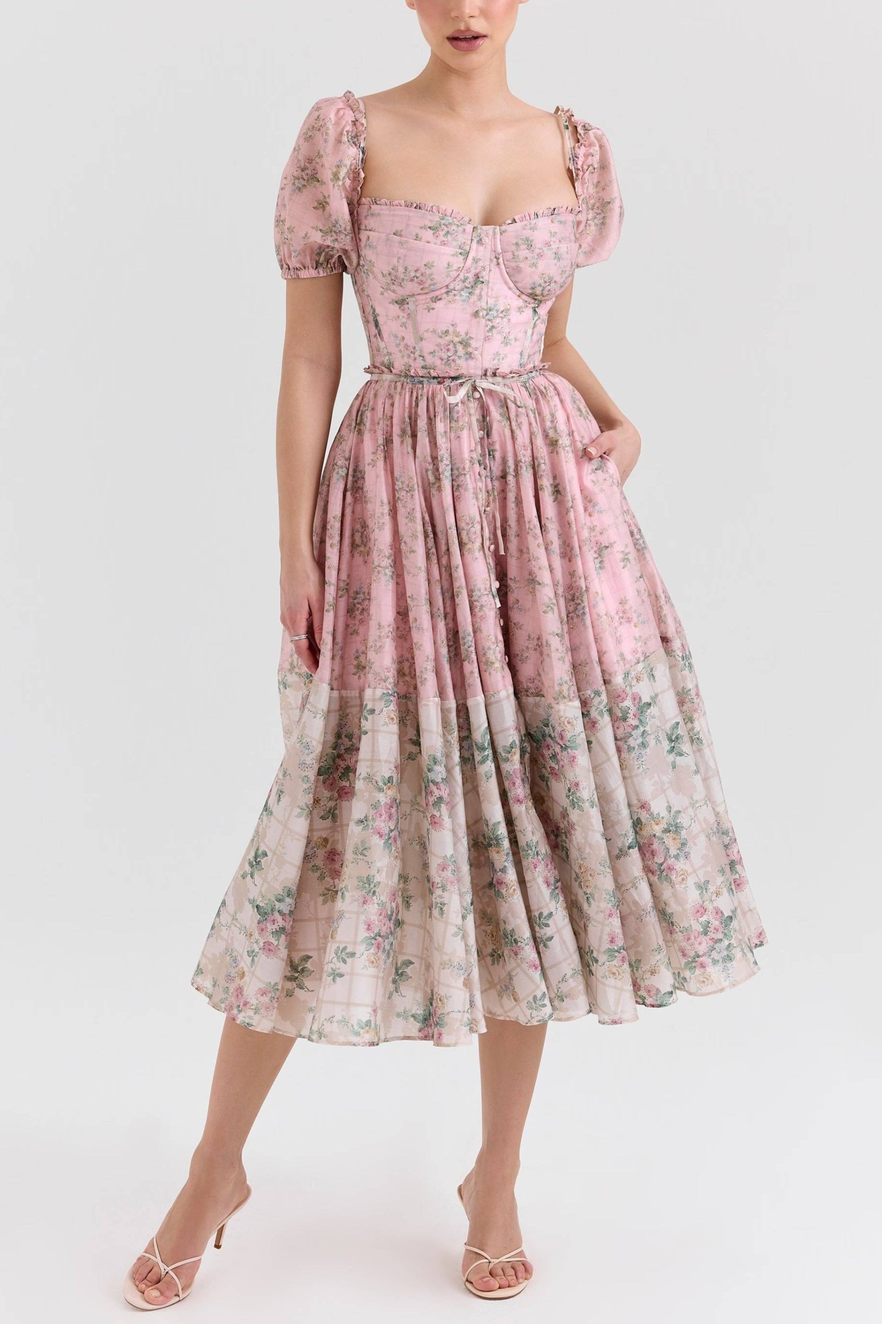 Penelope_Pink_Floral_Chiffon_Midi_Dress_2