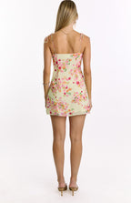 Penny Lane Yellow Bloom Mini Dress