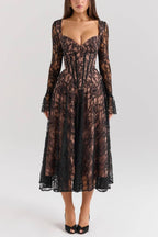 RAQUEL_Black_Lace_Corset_Midi_Dress_2