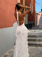 RHIAE MAXI DRESS WHITE