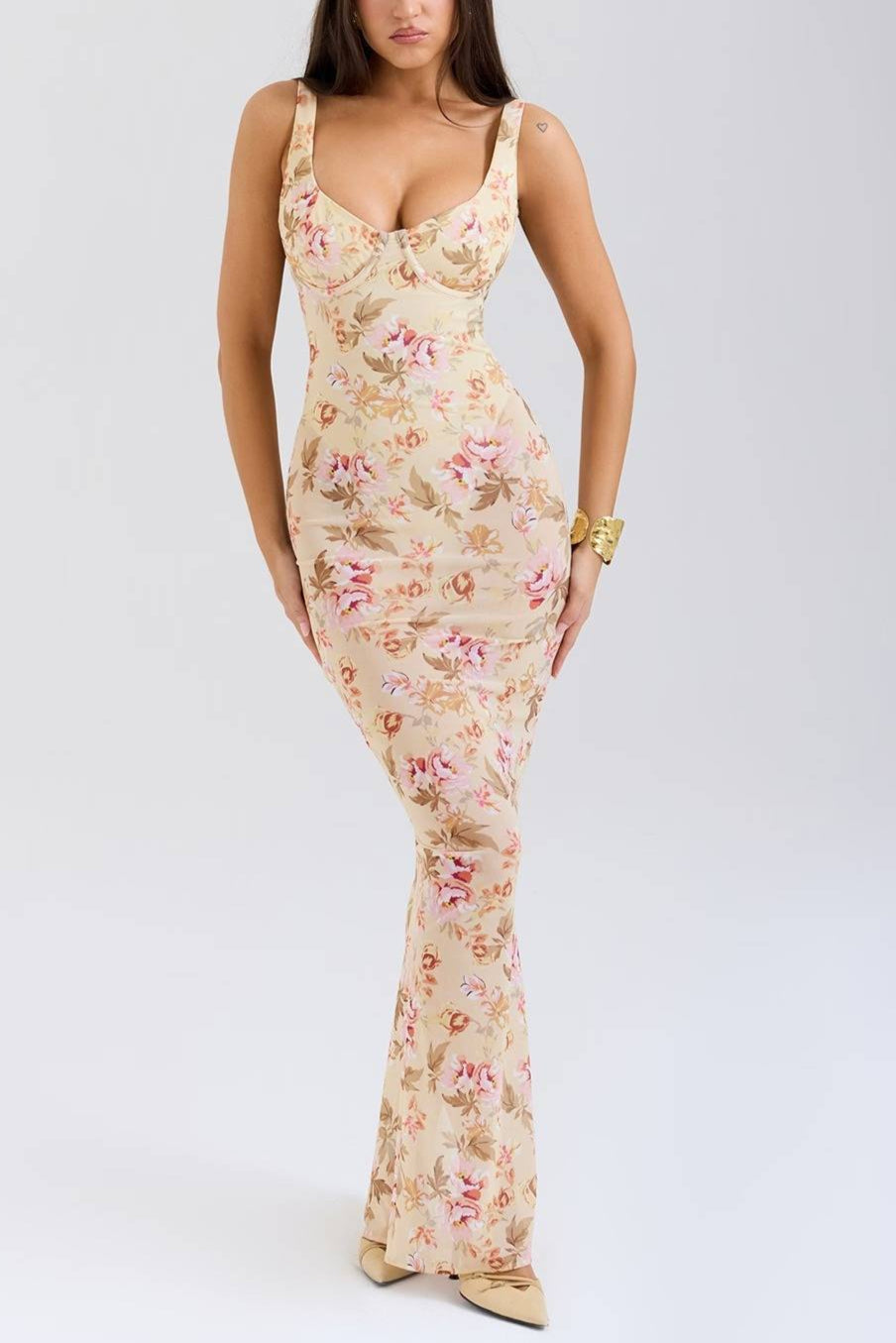 ROBINA_Honeyflower_Print_Maxi_Dress_1