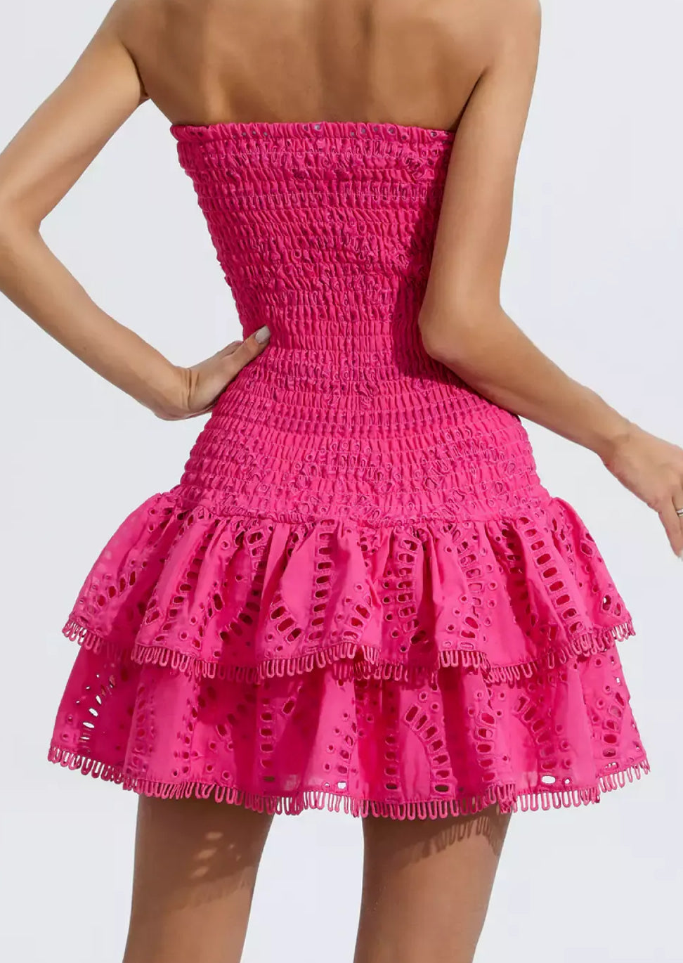 Ros¨¦ Dress - Fuchsia  GEMMACHIC