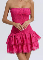 Ros¨¦ Dress - Fuchsia  GEMMACHIC