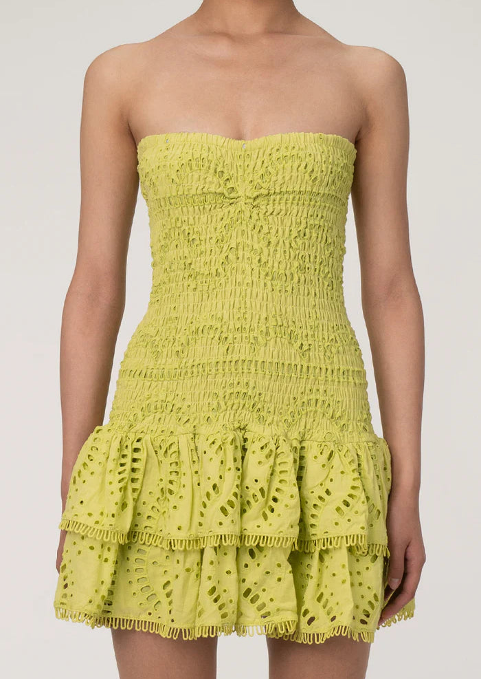 Ros¨¦ Dress - Lime  GEMMACHIC