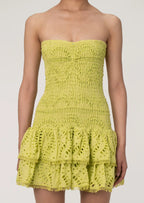 Ros¨¦ Dress - Lime  GEMMACHIC