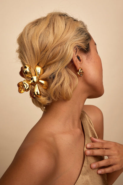 Glossy Daisy Claw Clip-Claw Clip