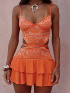 SANTANA MINI DRESS ORANGE
