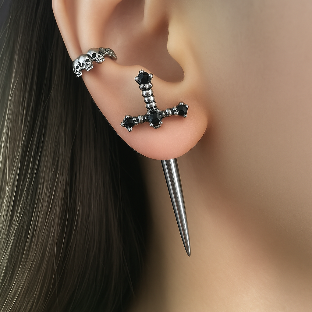 Shadow Dagger Earrings  GEMMACHIC