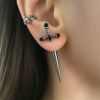 Shadow Dagger Earrings  GEMMACHIC