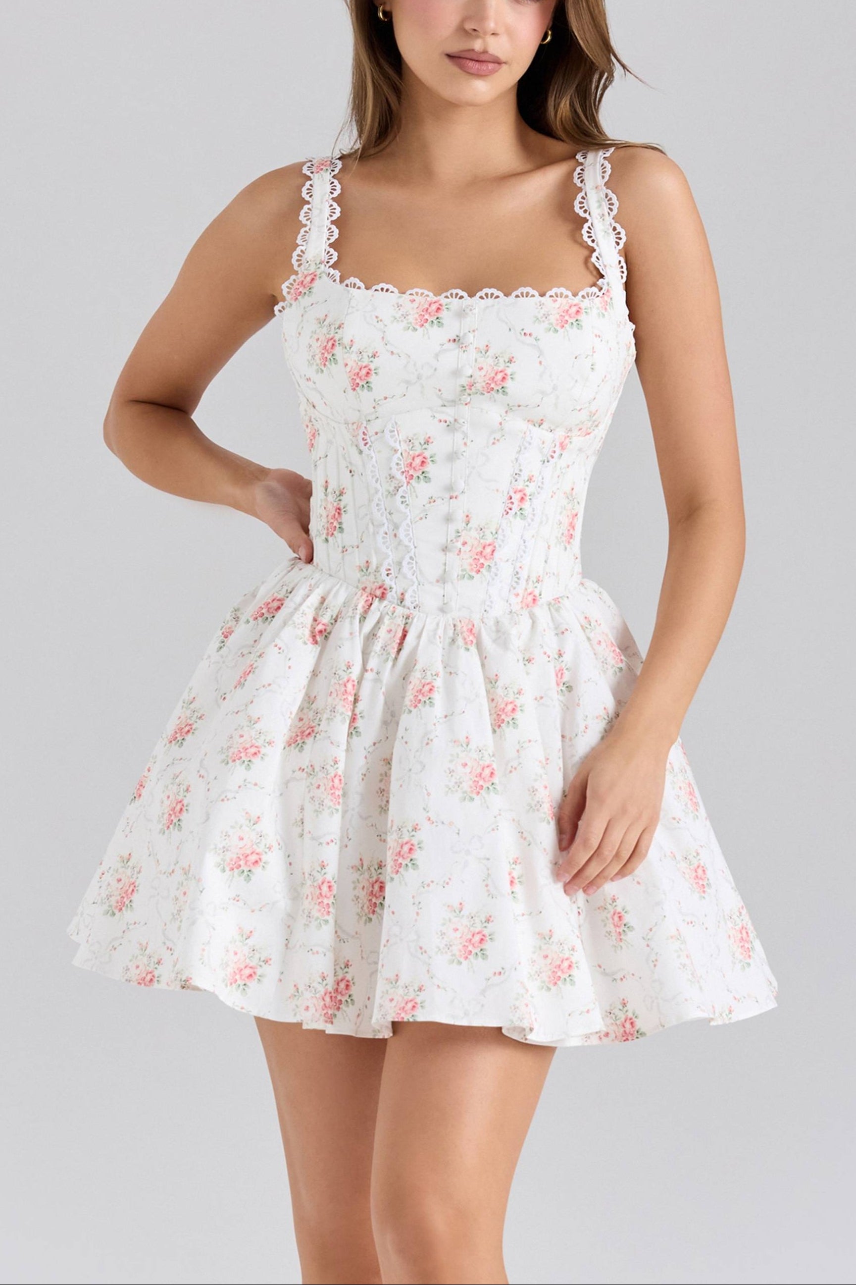 Sade_Rose_Print_Stretch_Cotton_Mini_Dress_2