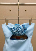 Valencia Dress - Baby Blue  GEMMACHIC