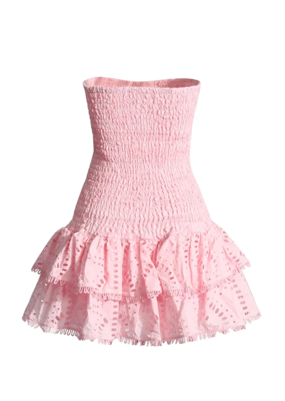 Ros¨¦ Dress - Pink  GEMMACHIC