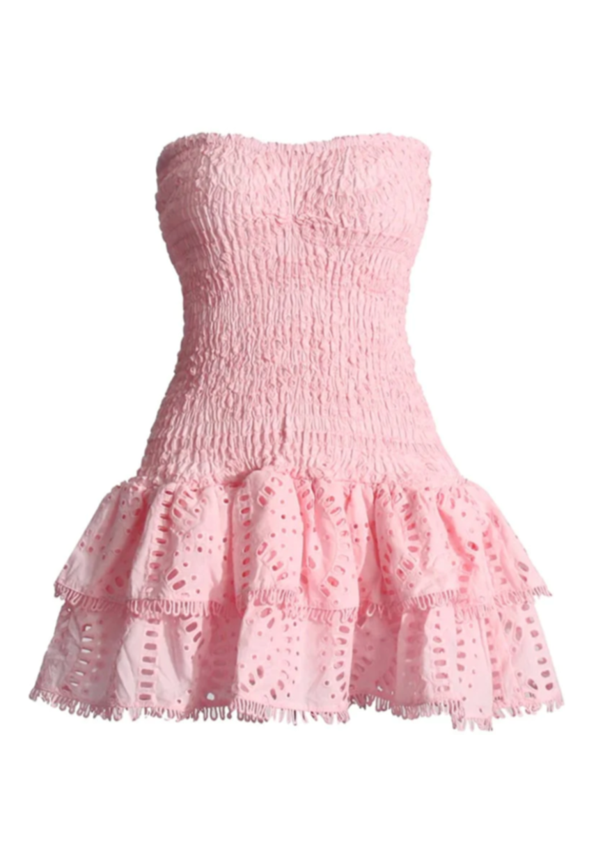 Ros¨¦ Dress - Pink  GEMMACHIC