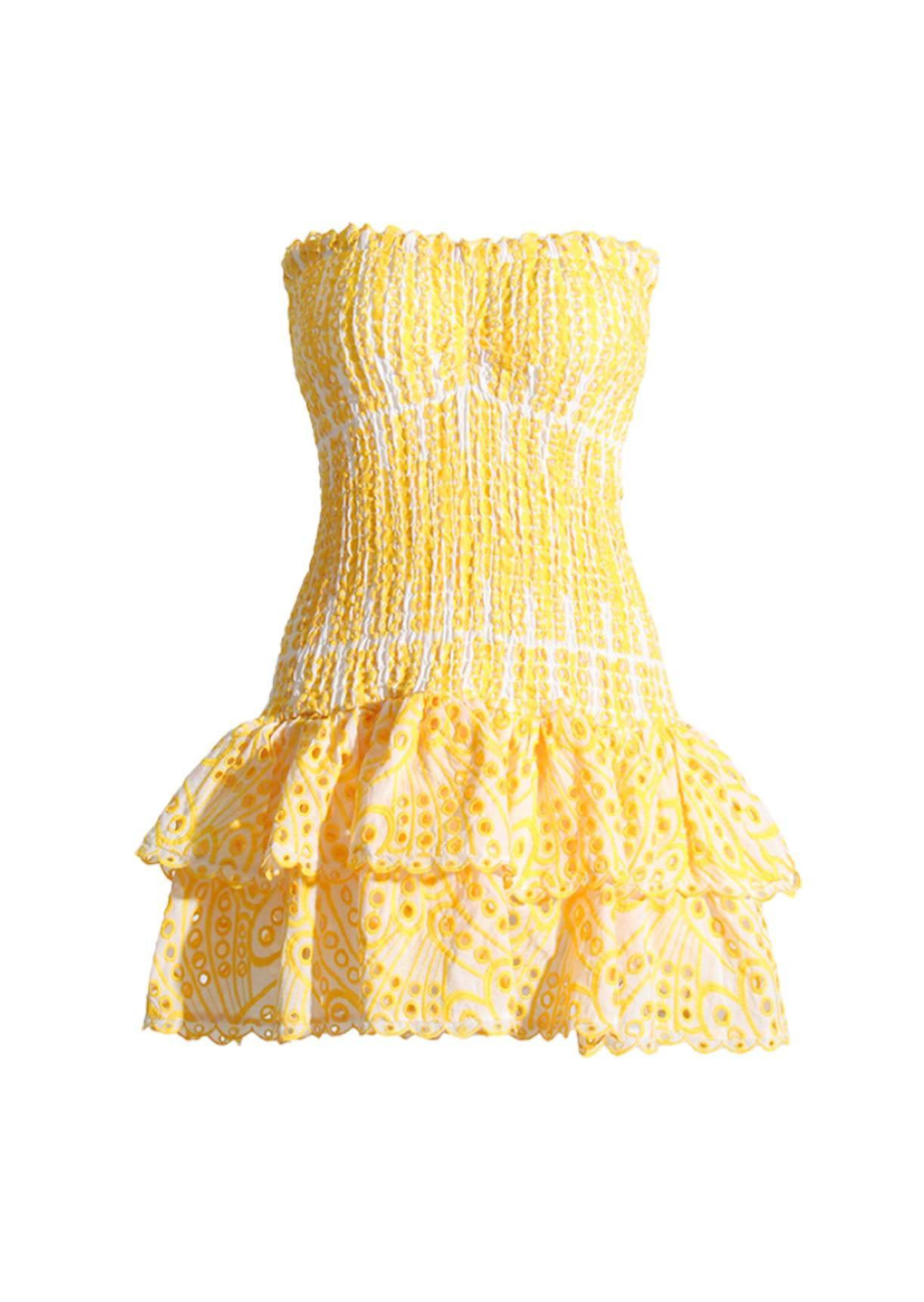 Dolce Dress - Yellow  GEMMACHIC
