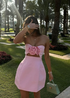 Valencia Dress - Baby Pink  GEMMACHIC