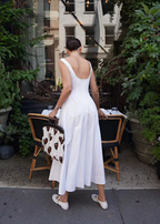 Jacqueline Dress - White  GEMMACHIC