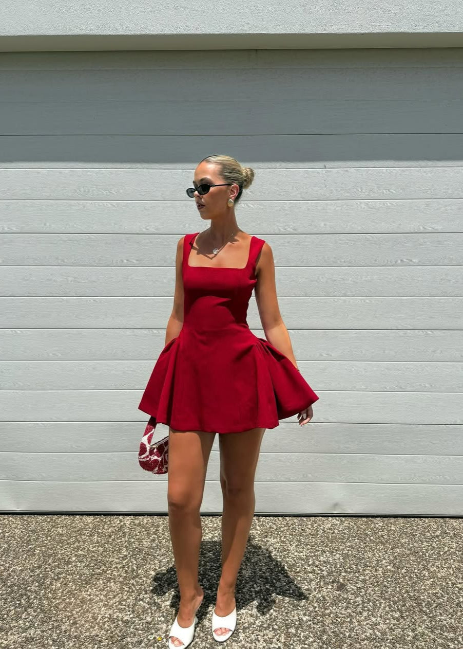 Vivienne Dress - Scarlet  GEMMACHIC